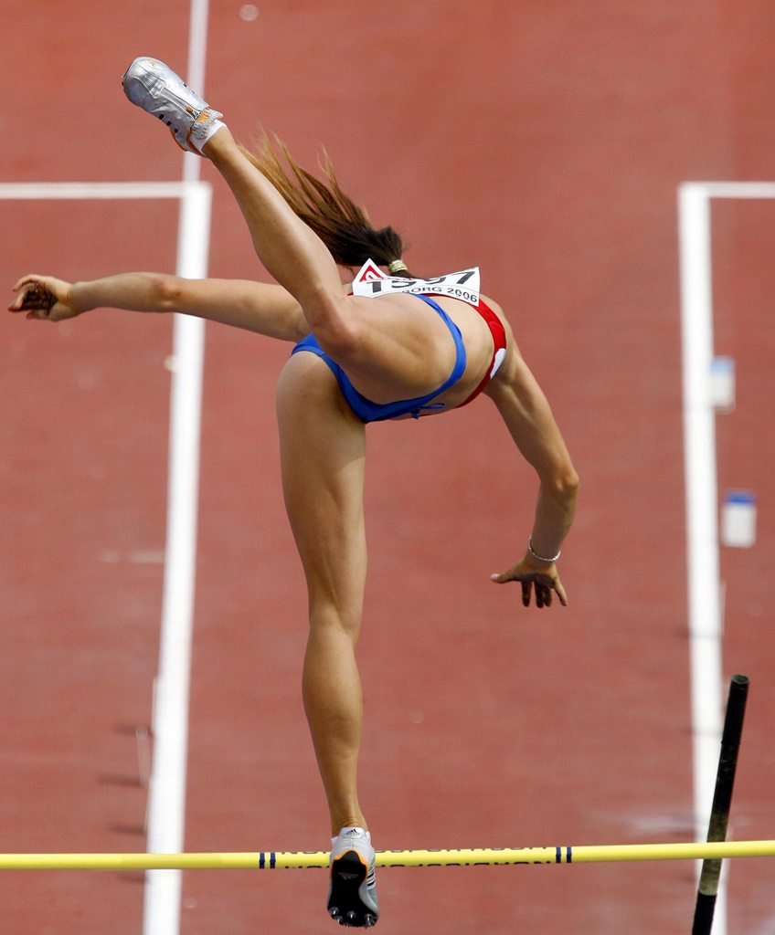 Pole Vaulting Nude Photo