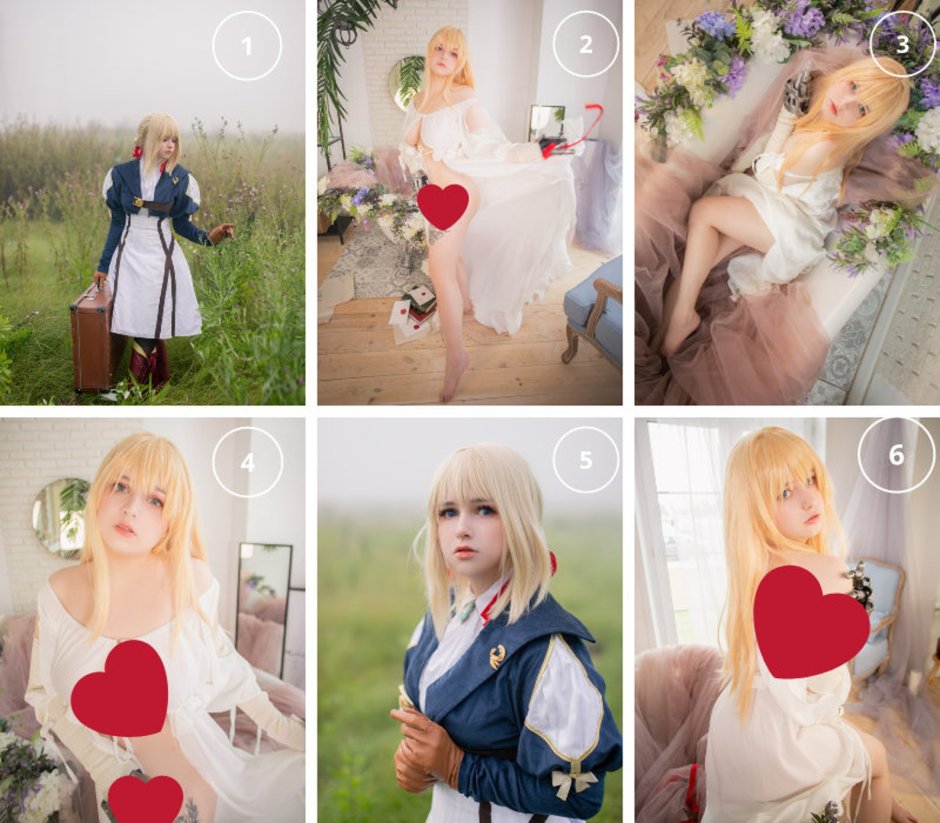 Violet Evergarden Nude Cosplay Photo