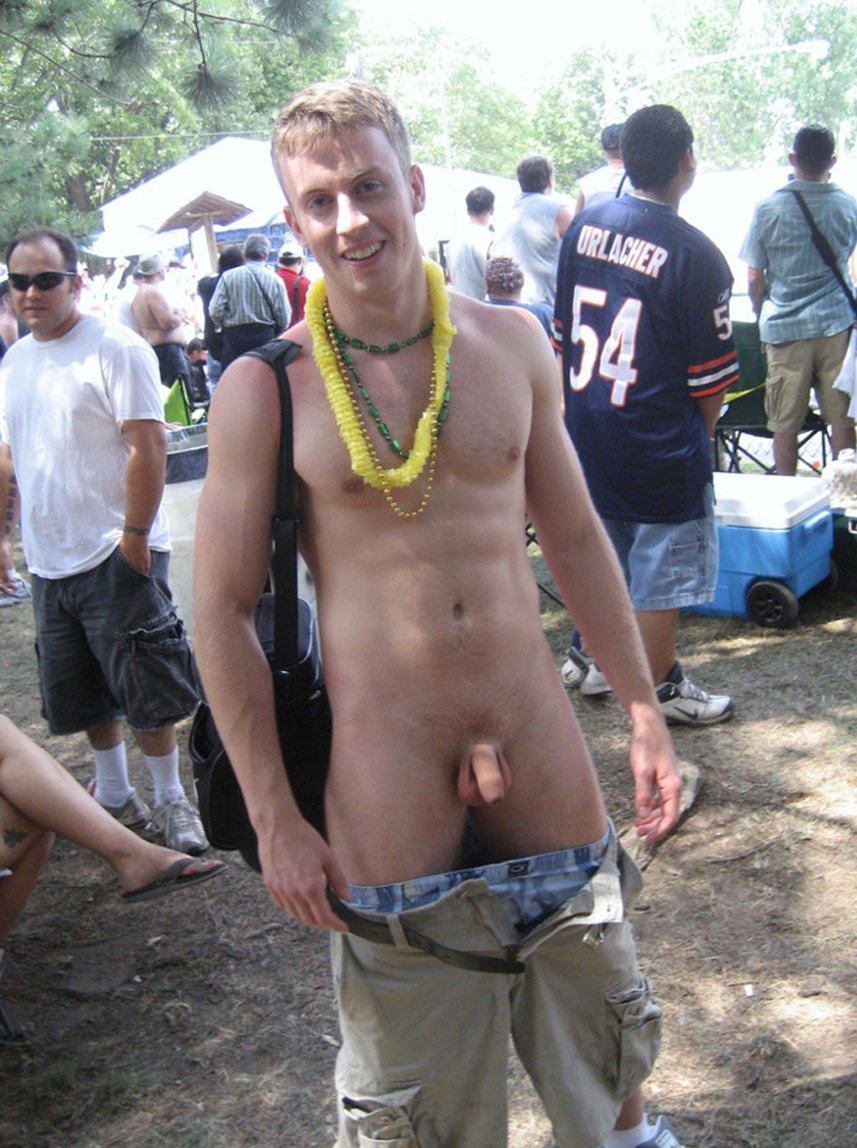 Naked men dressed women