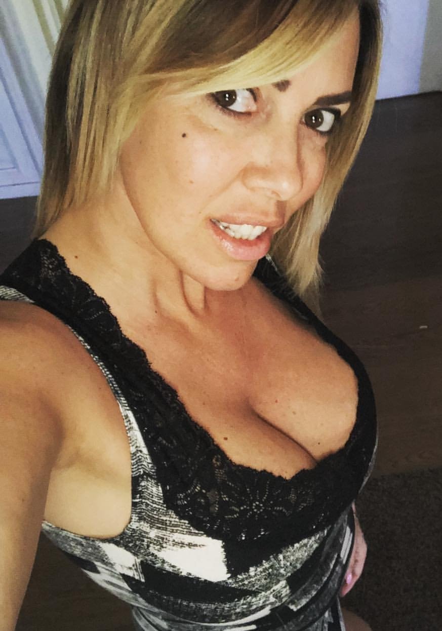 Paula Irvin in a swimsuit