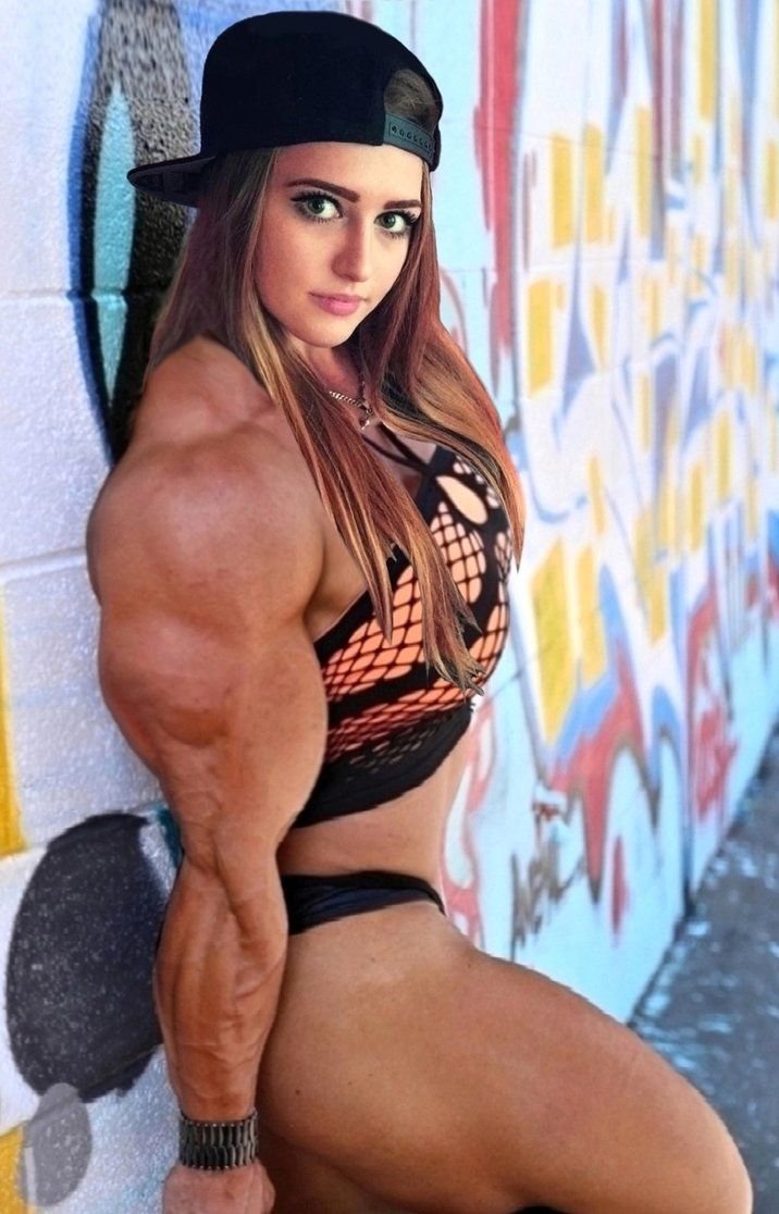 The bodybuilder Julia Vince