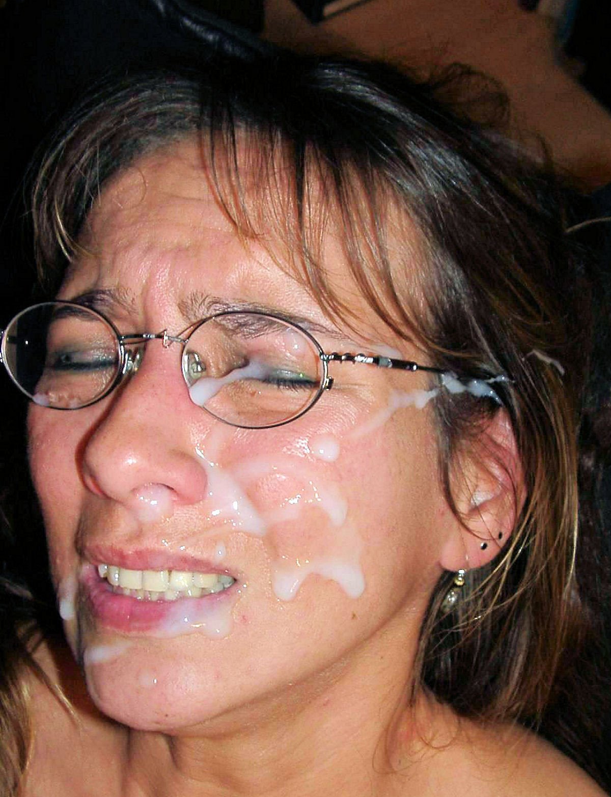 Homemade Amateur Facials Glasses - Amateur facial pics - 73 photo