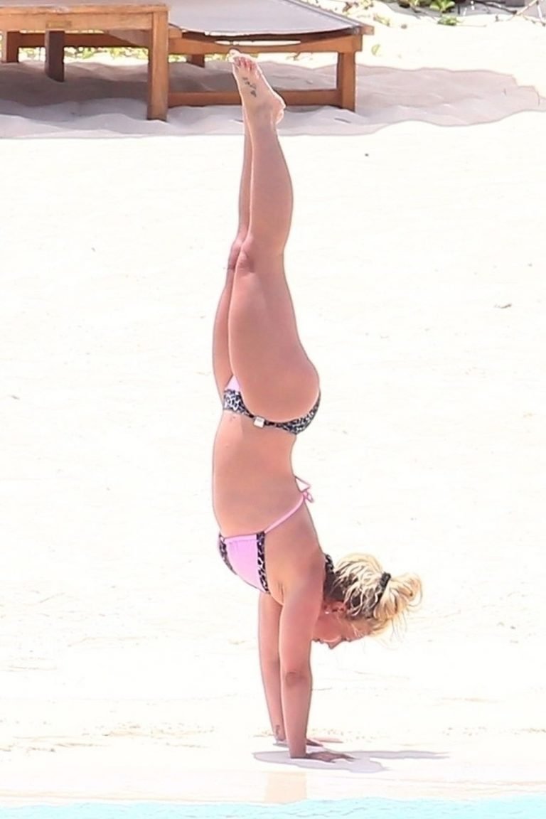 Britney Spears Naked on the beach