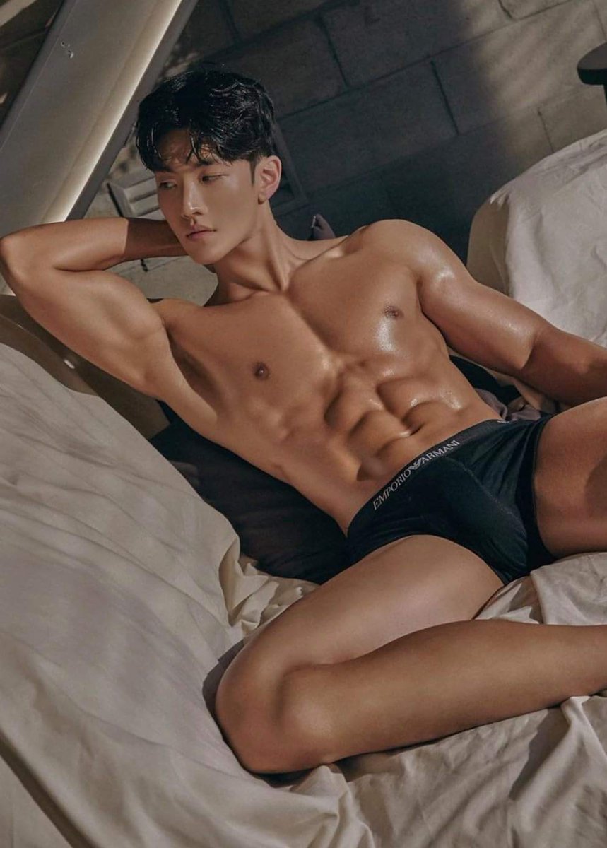 Muscles of Korean handsome guys