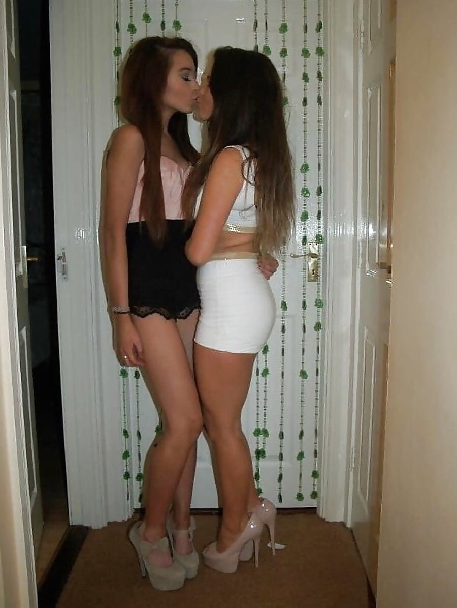 Girls undress at a casting