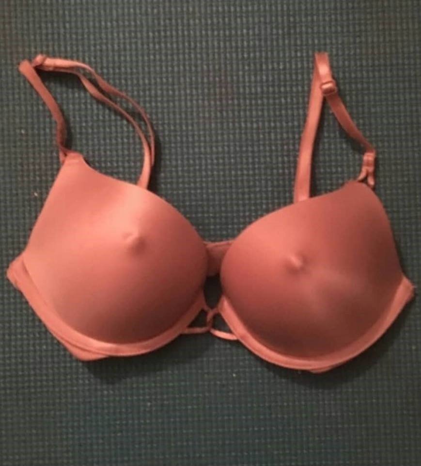 Home boobs in a bra