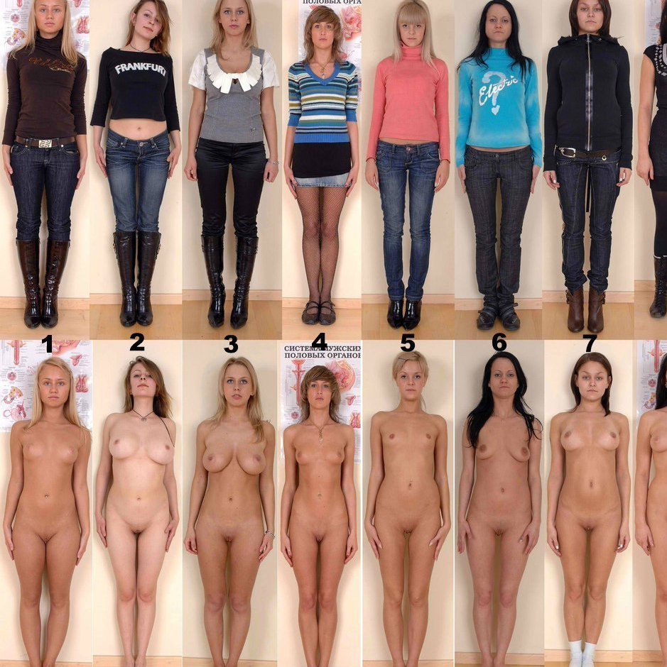 Beautiful in clothes and without clothes