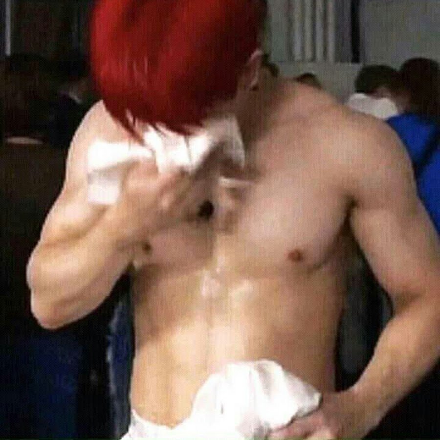 Wonho in the shower