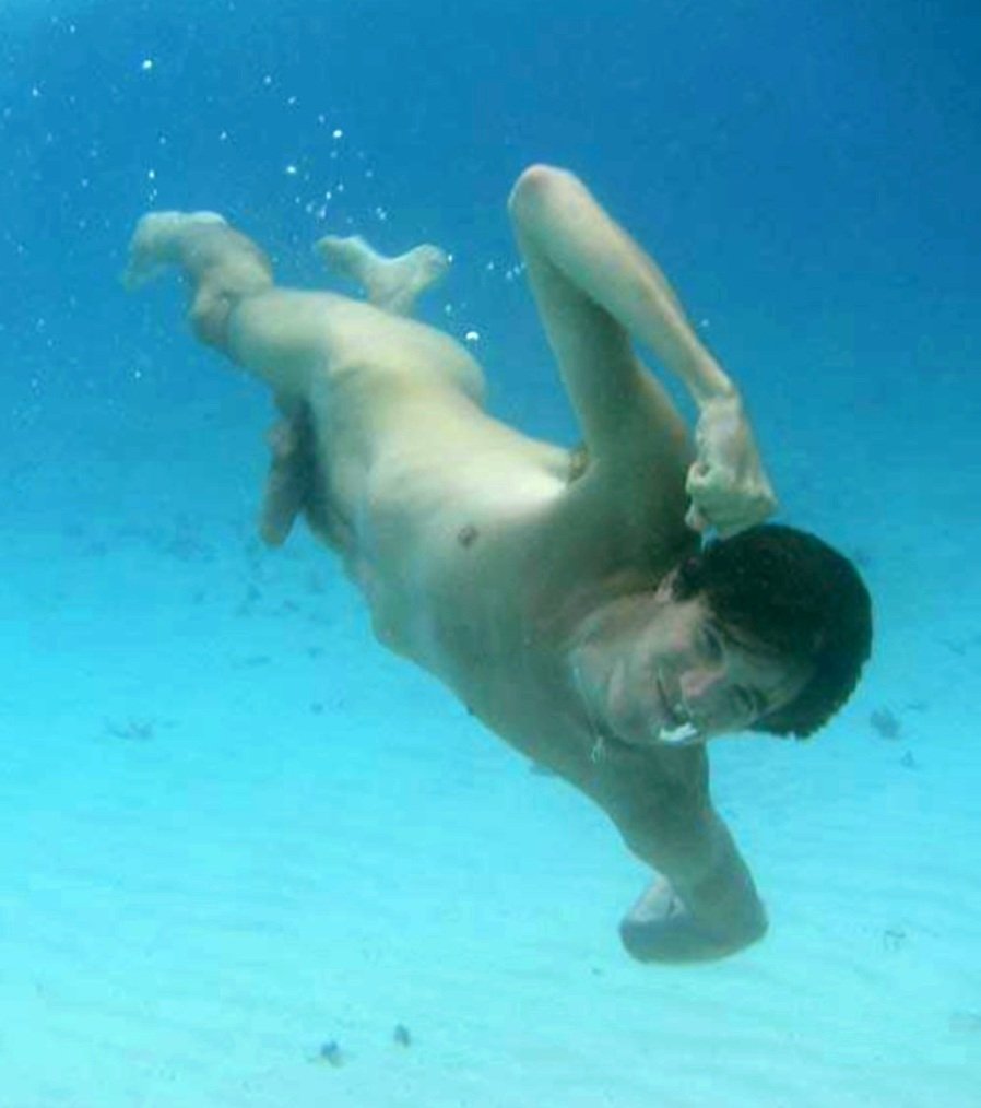 Swimming naked male - 71 photo