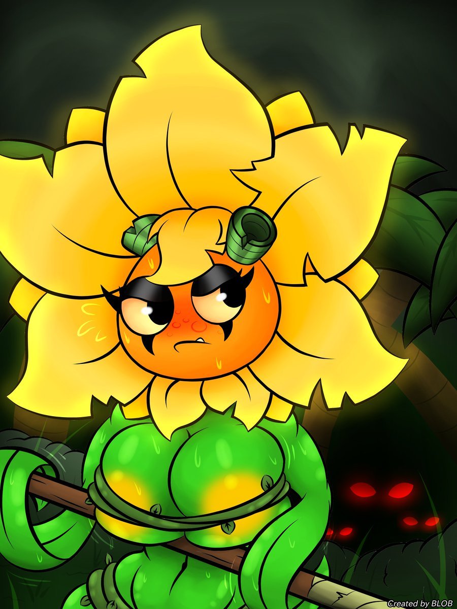 PVZ Heroes mushroom flash Rule34 Sex