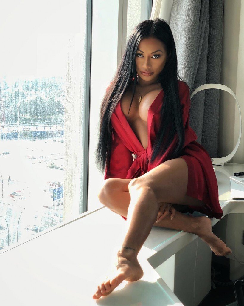 CJ Miles in a dress