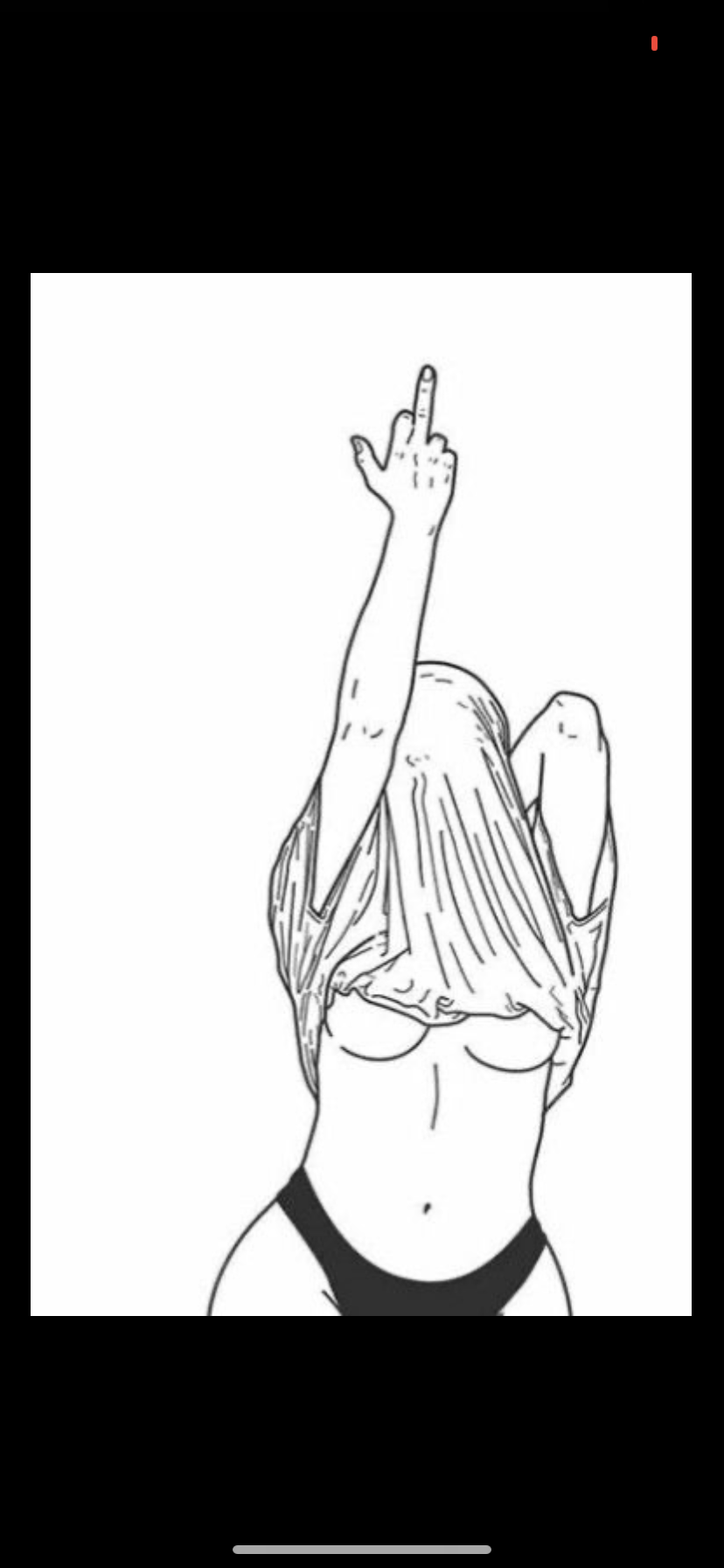 A hug drawing