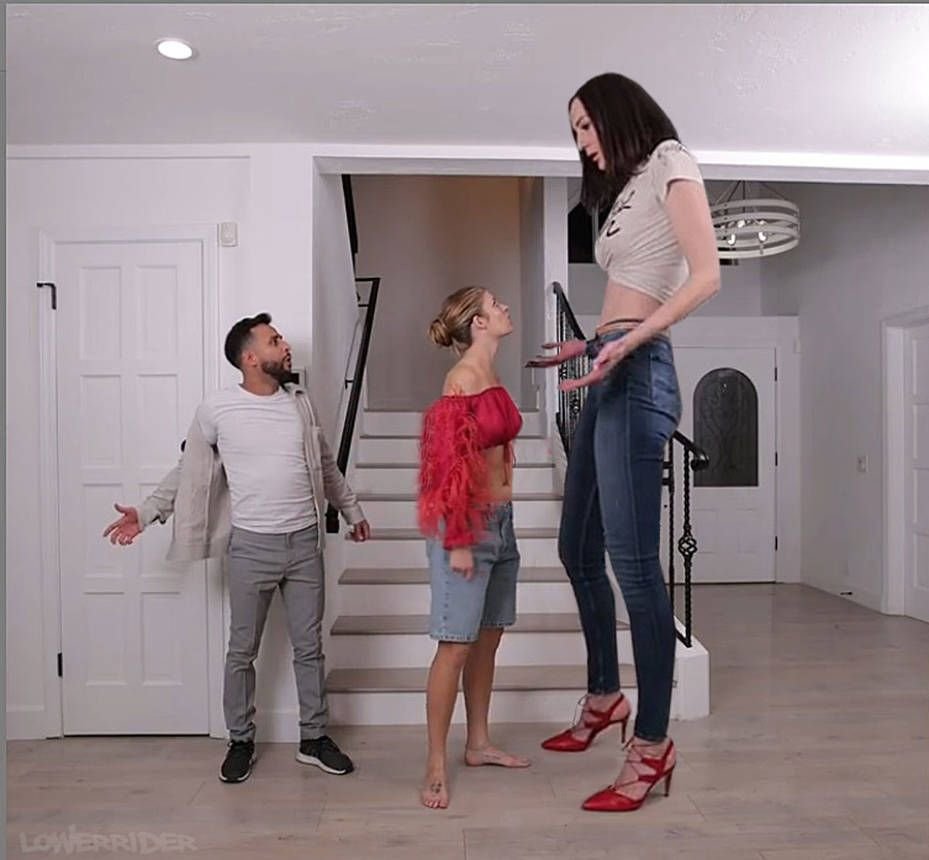 Very tall girl at