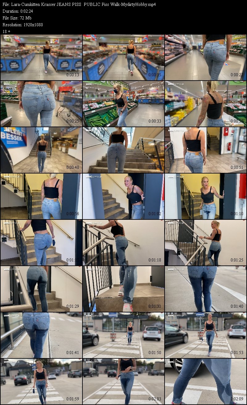 Girls Pissing in Jeans