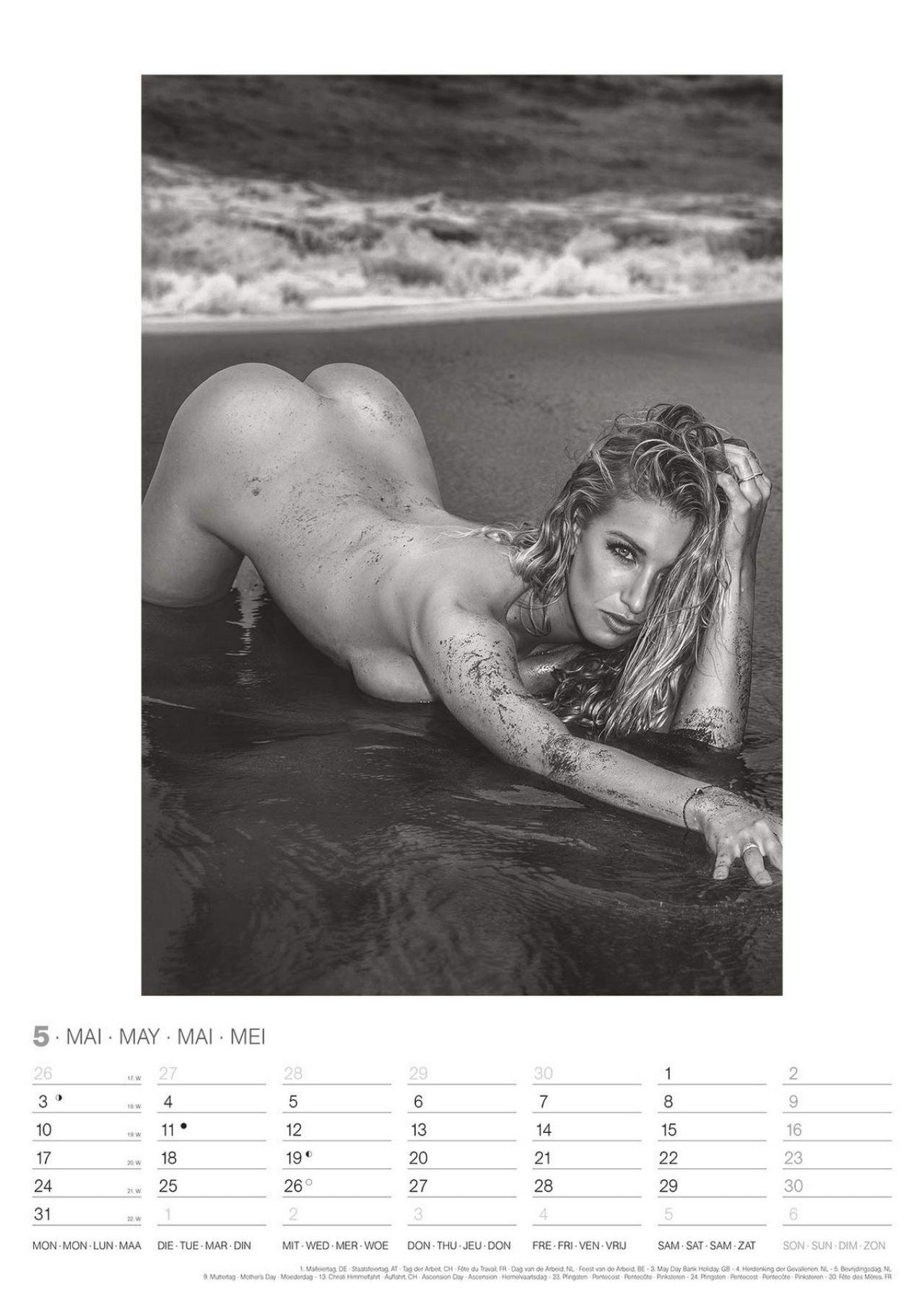 Naked Black Calendar - Nude models calendar - 73 photo