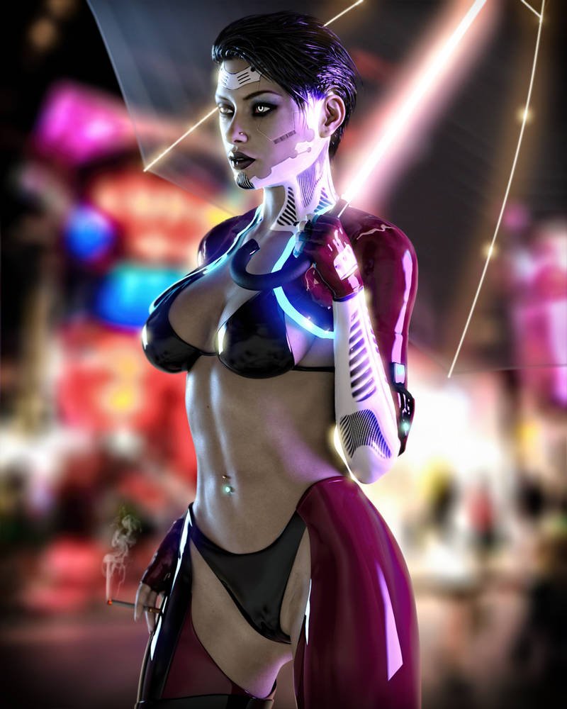 Cyberpank Enjraners Rebecca
