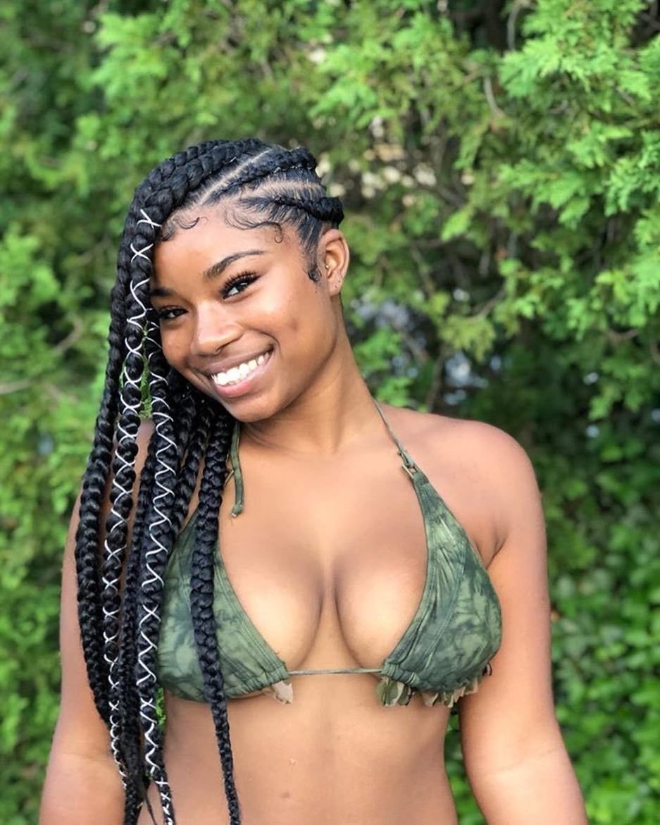 One pigtail