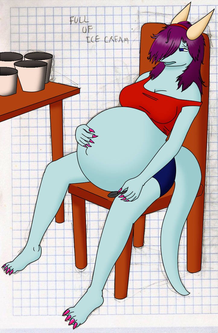 Wolf vore belly