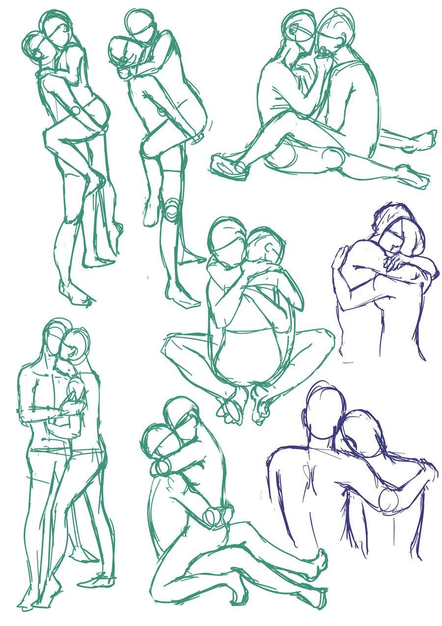 Erotic anime poses reference