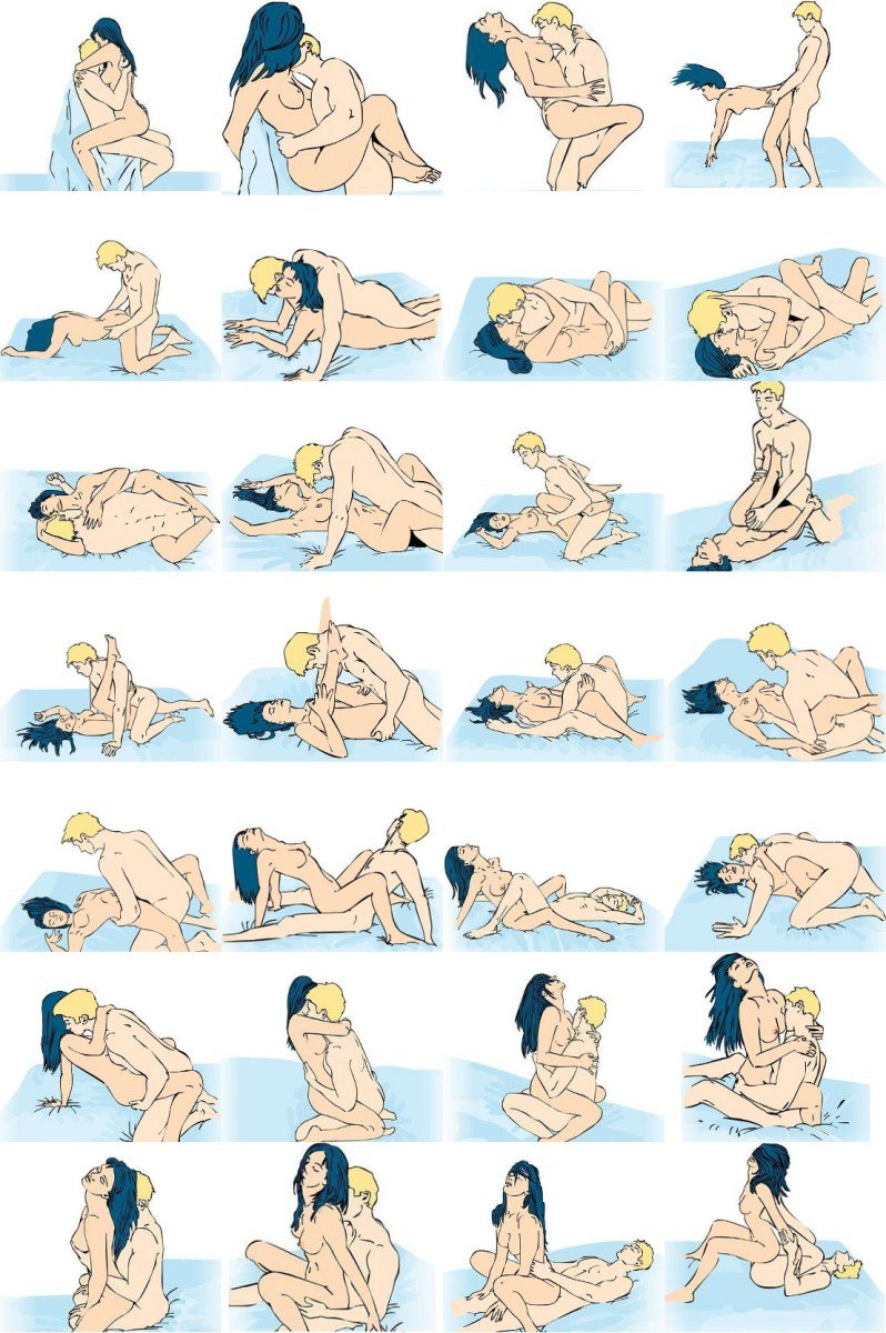 The most popular poses in bed