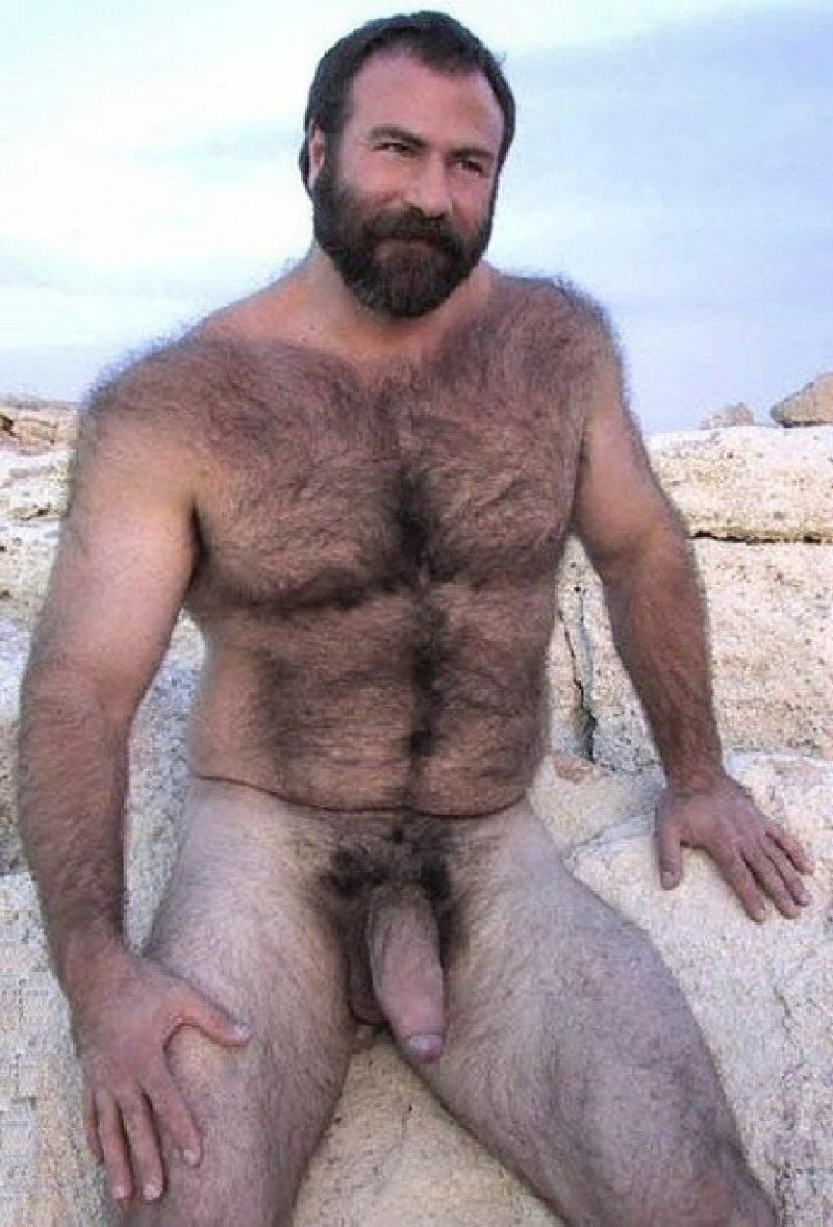 Naked hairy Caucasians