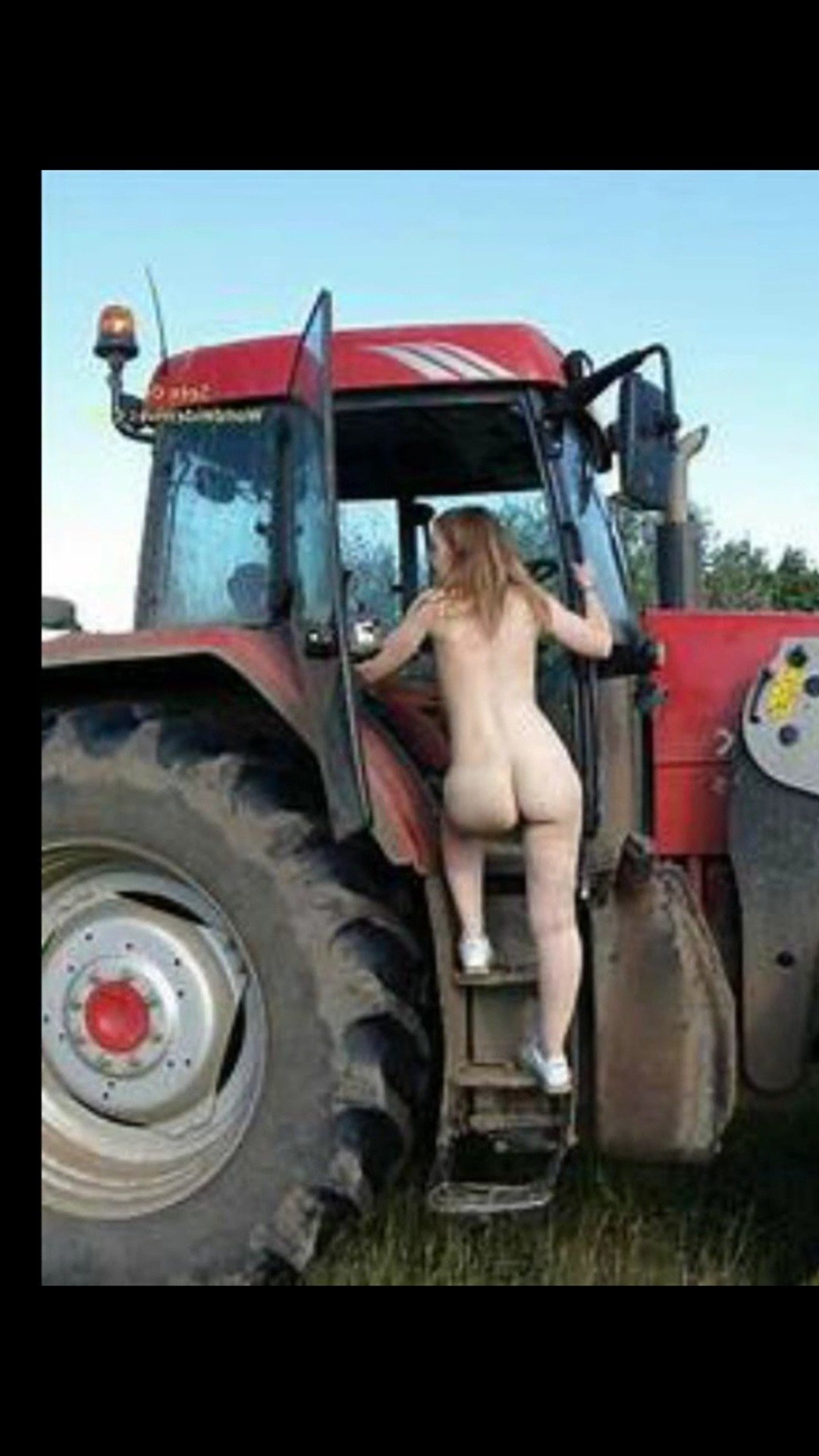 In Tractor Photo