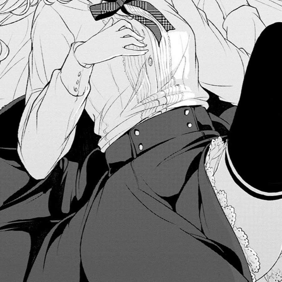Anime aesthetics blackly white