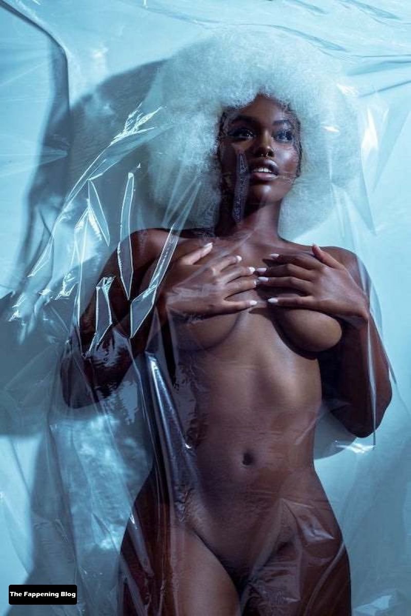 Naked young beautiful European