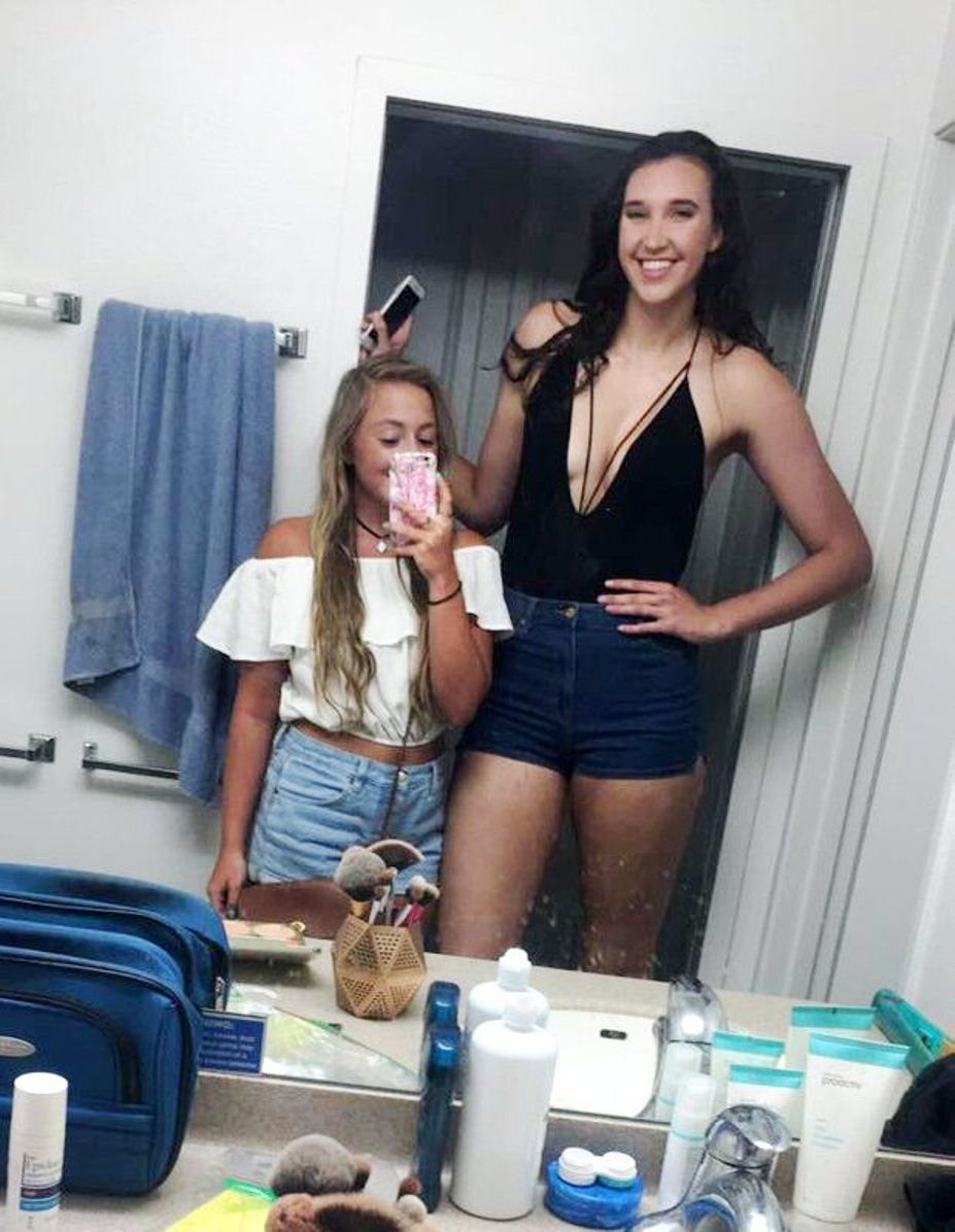Loren Summer in mini dresses