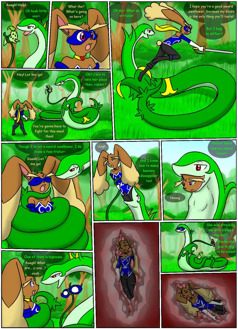 Comic book Vore Serperer