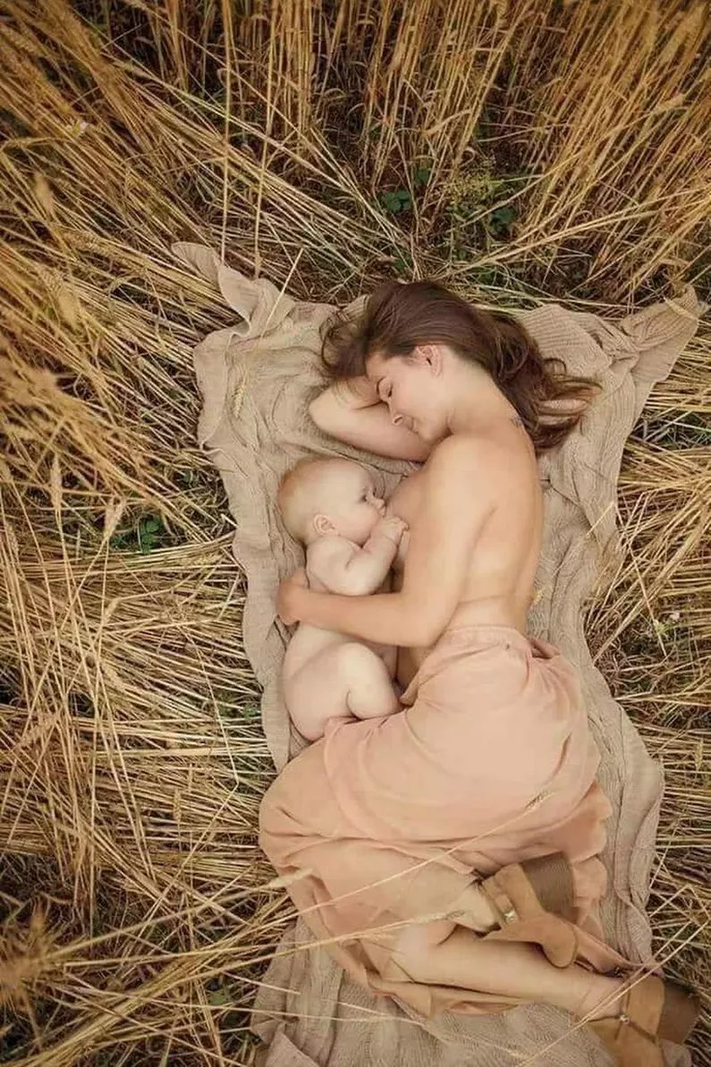 Children in the hayloft