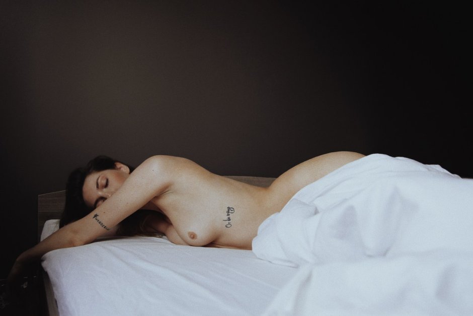 Naked women in a private car