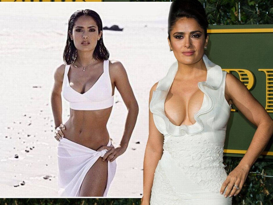 Salma Hayek breast GIF