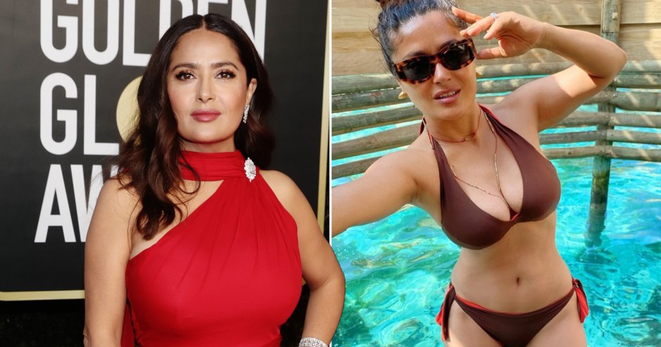 Salma Hayek chest