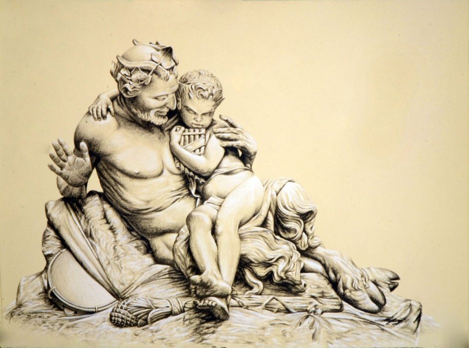 Erotic drawings with a pencil