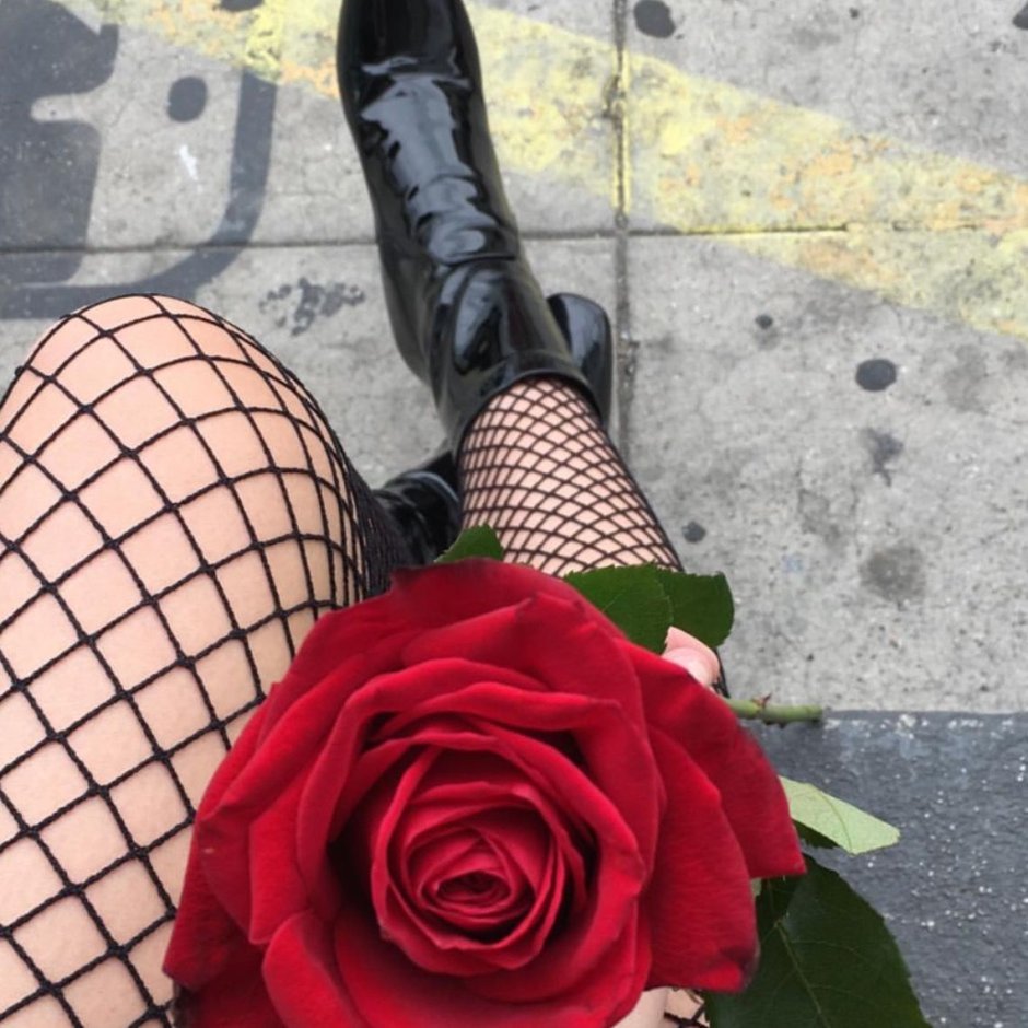 Rose on the leg