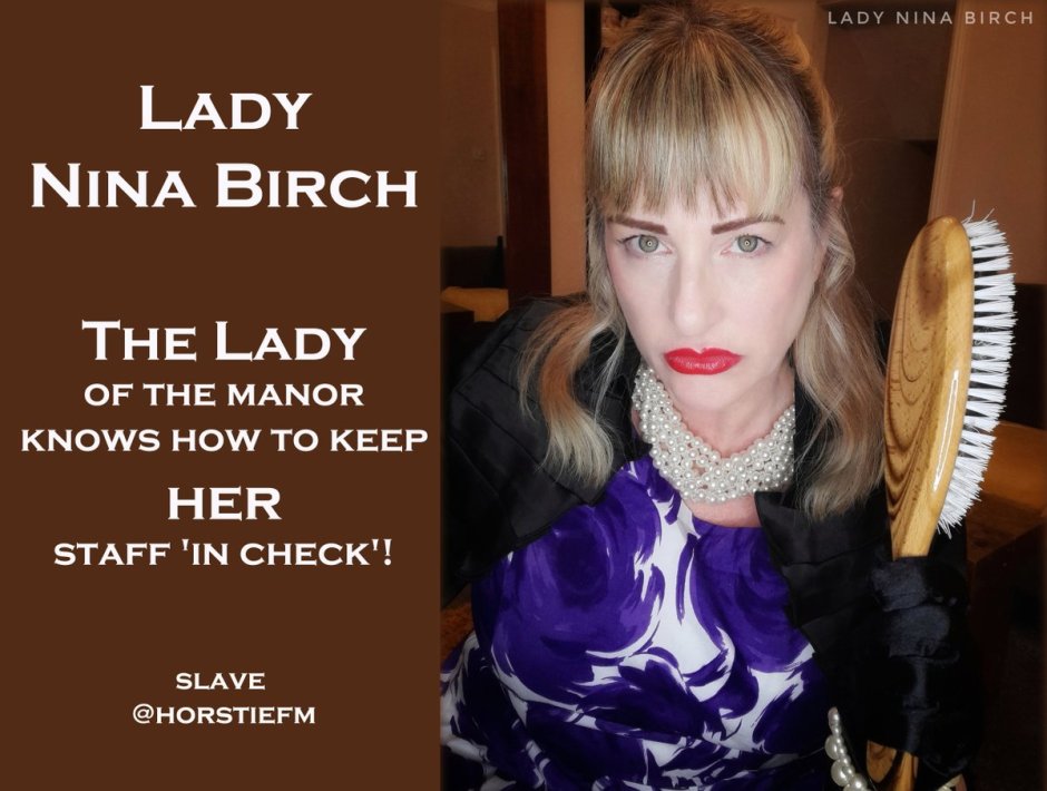 Lady Nina Birch The English Mansion