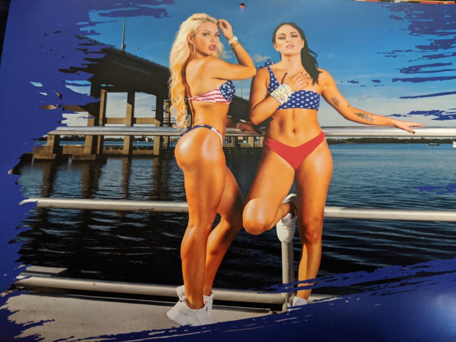Mandy Rose in a dress