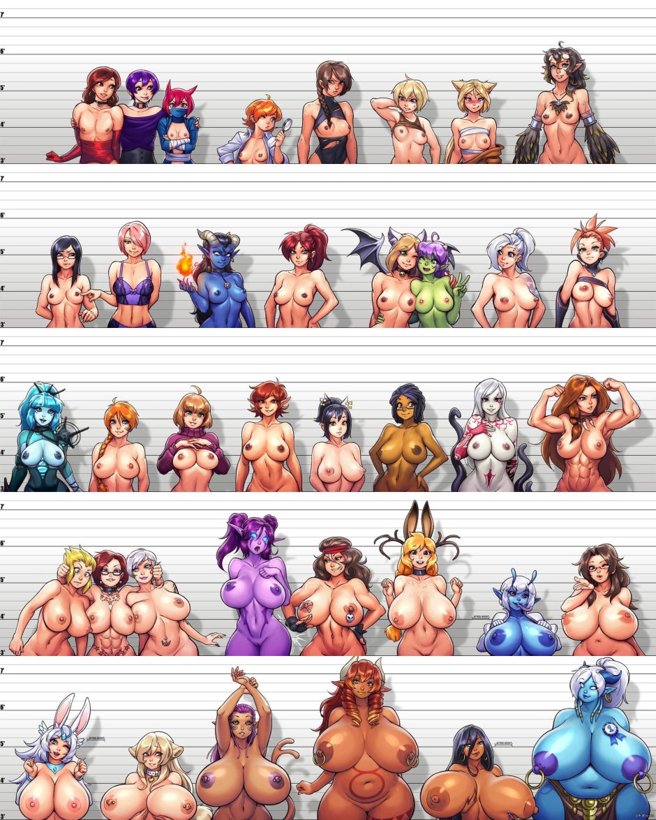 Different types of breasts in girls