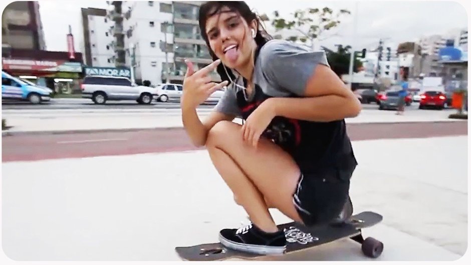 Girl on the skate