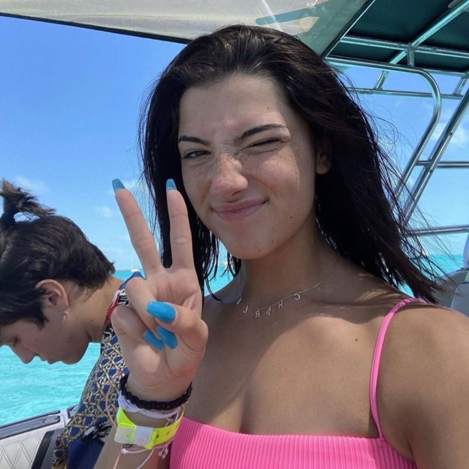 Charlie Damelio in a swimsuit