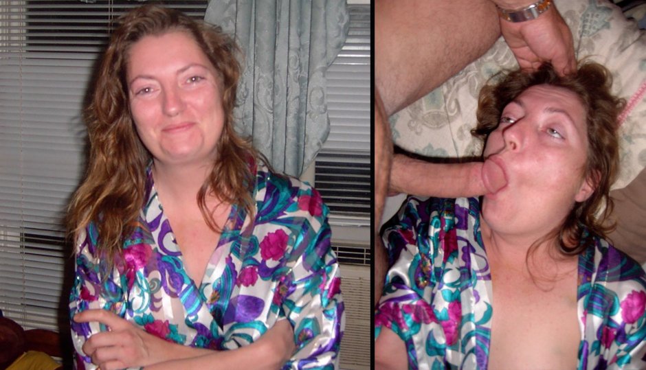 Ugly mature cumshot