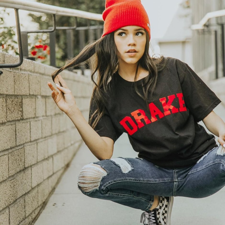 Jenna Ortega in a swimsuit