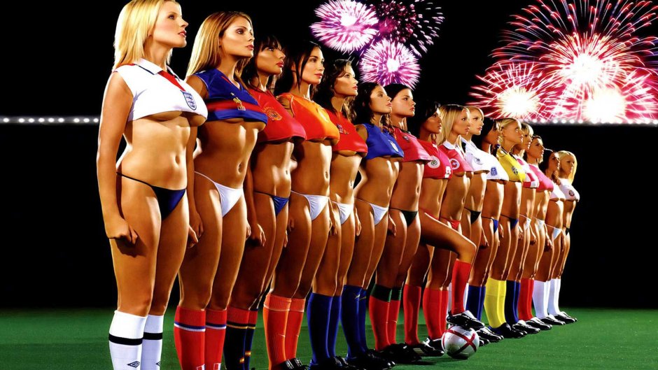 The handball players divided