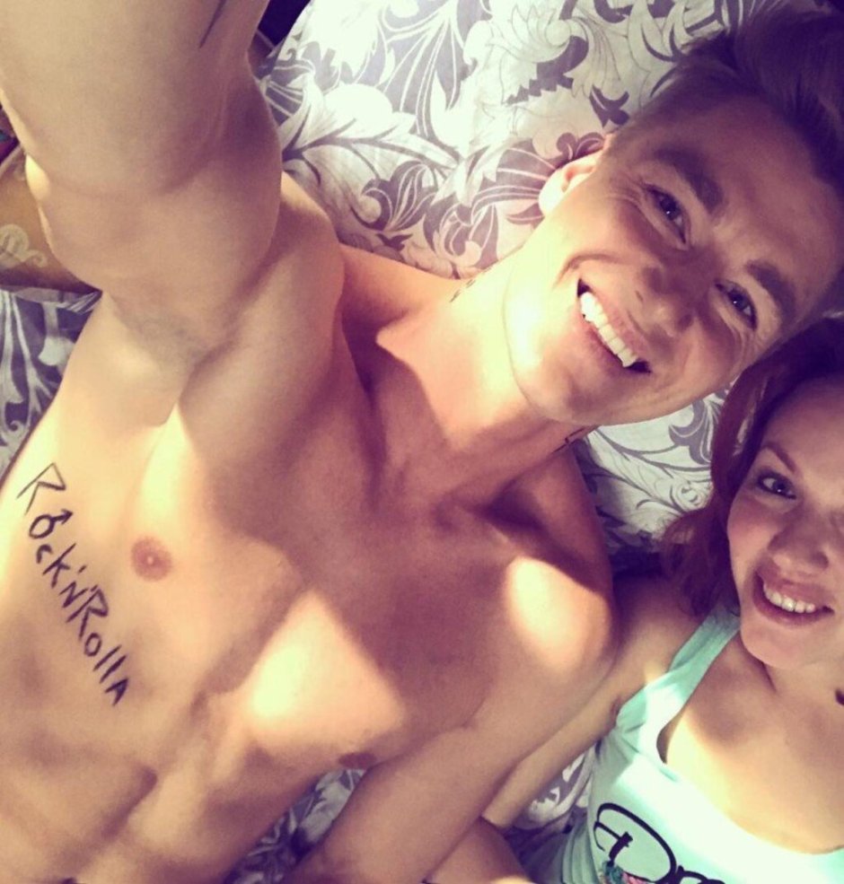 Alexey Vorobyov in bed