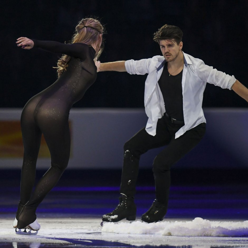 Alexandra Stepanova in an evening dress
