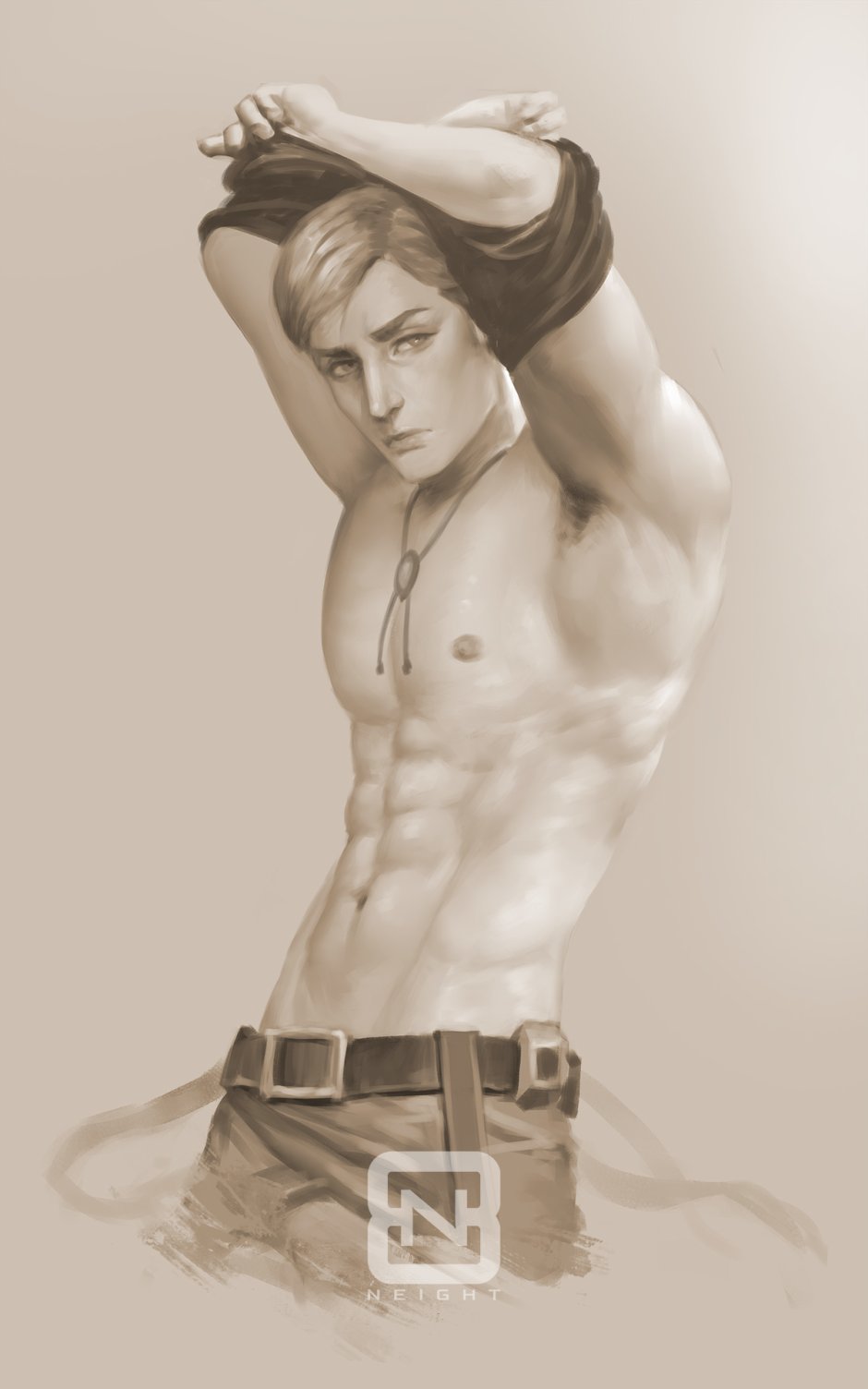 Levy Ackerman torso anime