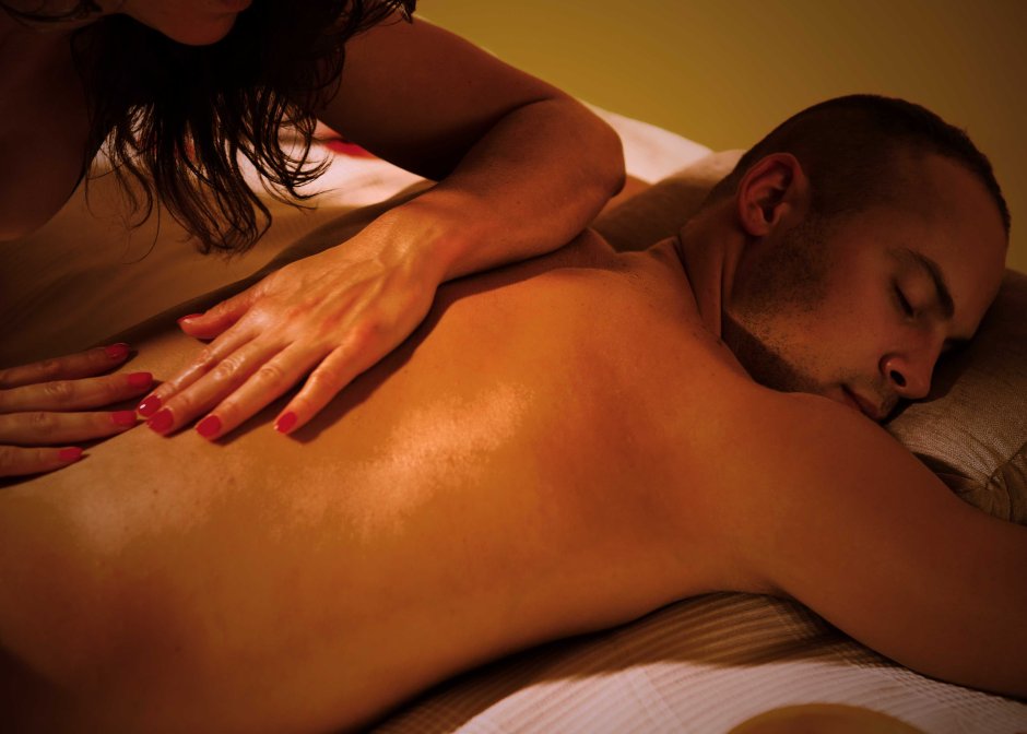 Naked in spa salon private