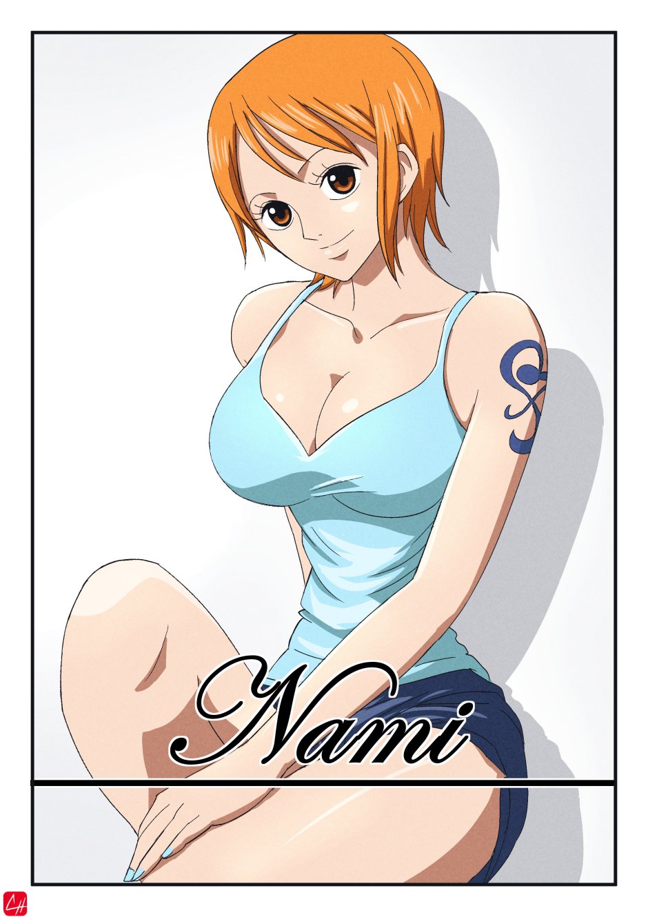 One piece nami shorts