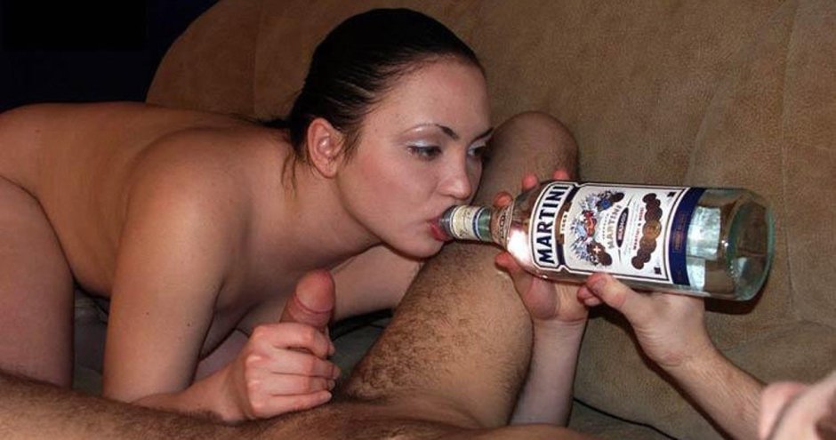 Beautiful drunken naked women